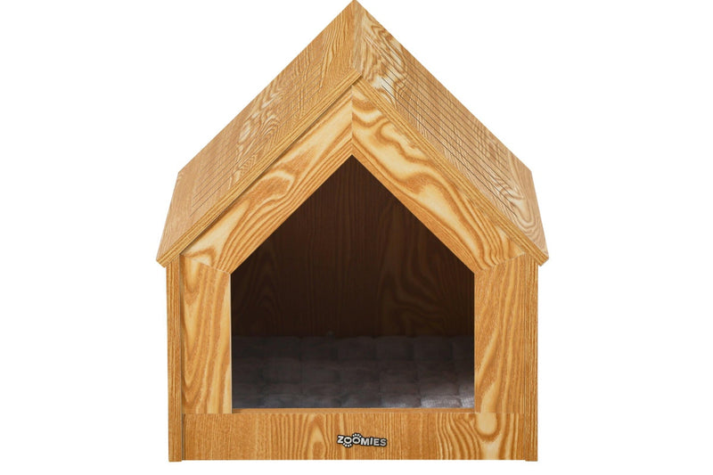 Zoomies Small Modern Pet House Natural