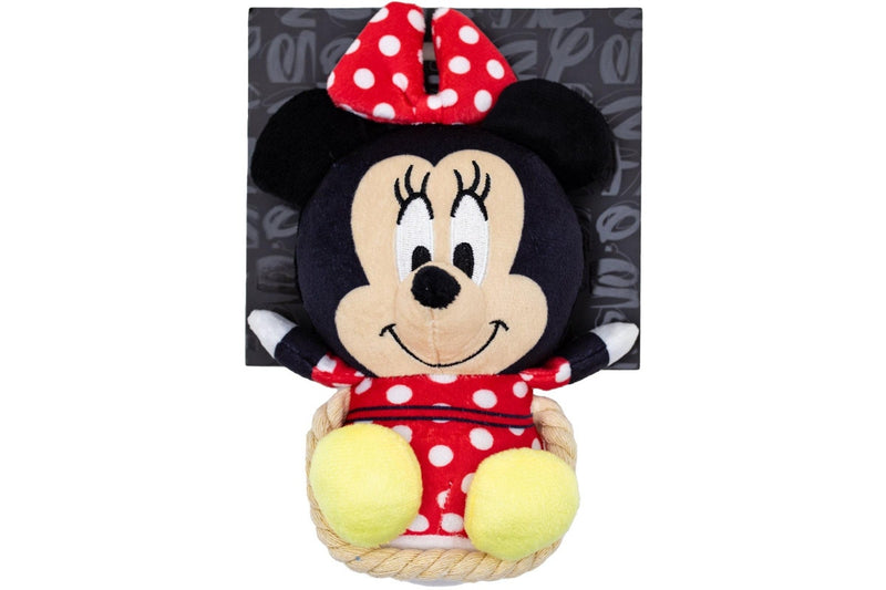 Disney: Squeaker Plush with Rope Dog Toy - Minnie Mouse