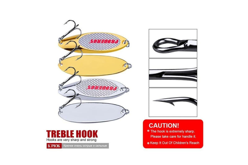 5 Piece 7g Metal Vib Lure With Sequins