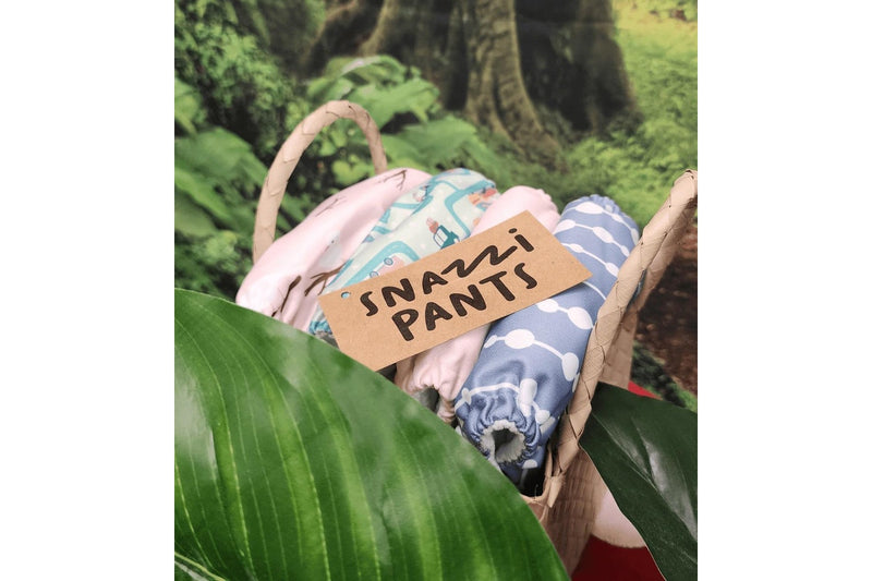 Snazzi Pants: All in One Reusable Nappy - Denim