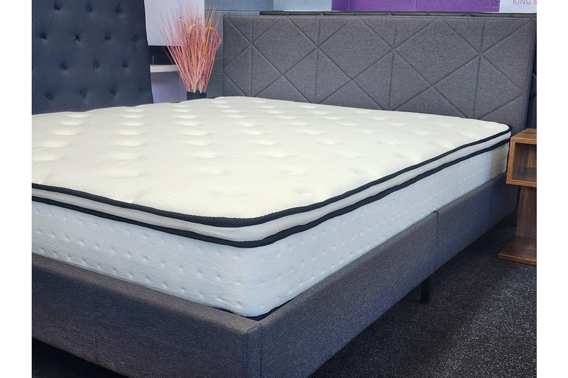 Instock Furniture & Living Double Gary Bed Frame + Paul Mattress (Support Plus) Combo.