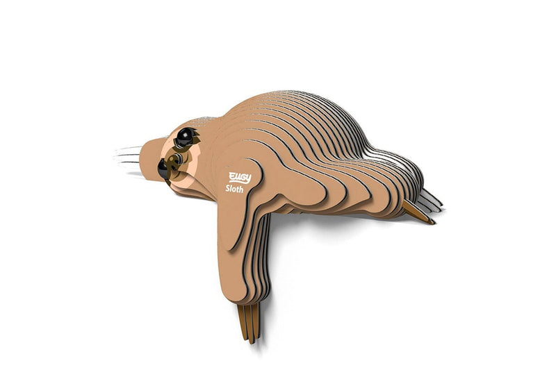 Eugy: Sloth - 3D Cardboard Model