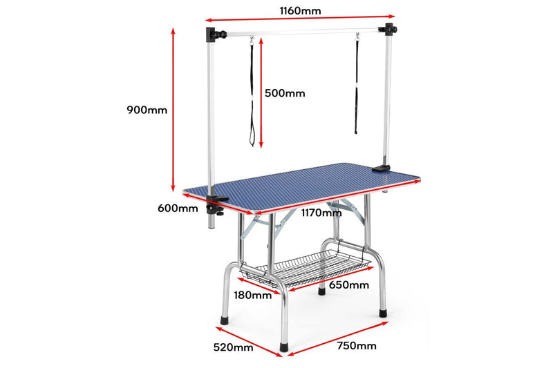 Zoomies Adjustable Pet Grooming Table