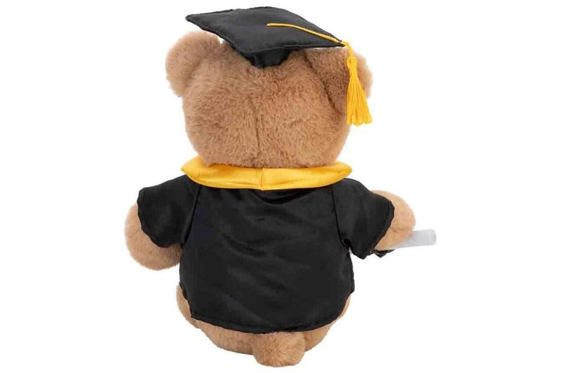 With Heart: Graduation Bear Large With Scroll - 24cm