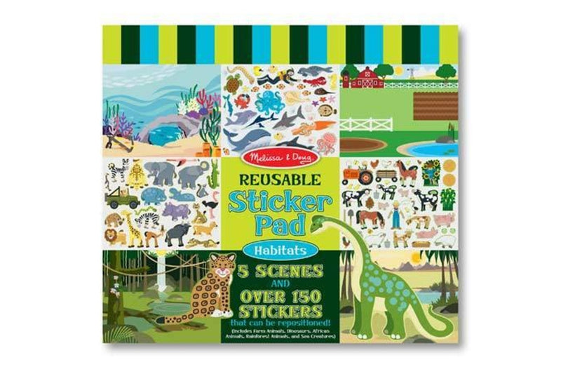 Melissa & Doug: Habitats Reusable Sticker Pad