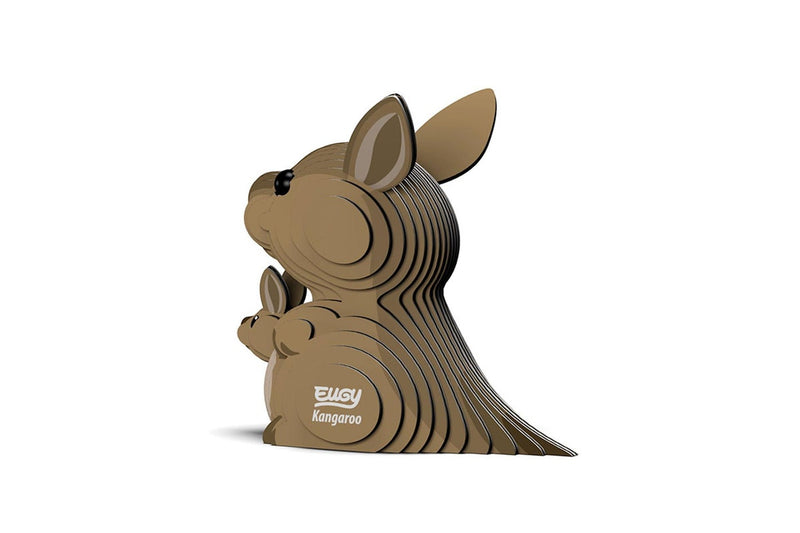 Eugy: Kangaroo - 3D Cardboard Model