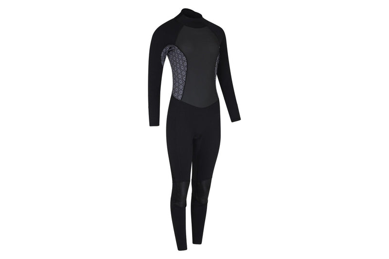 Mountain Warehouse Womens/Ladies Printed Full Wetsuit (Black) (8 UK - 10 UK)