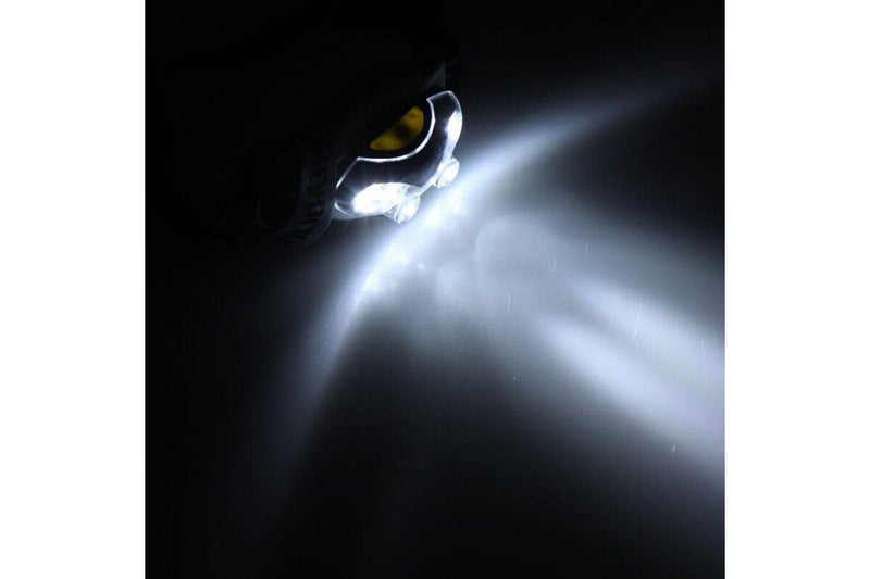 6 Led 1200 Lumens Outdoor Water Resistant Headlight - Standard