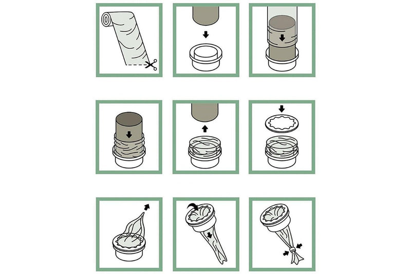 200m Nappy Bin Refill Kit Compatible With Tommee Tippee Sangenic Liner Film