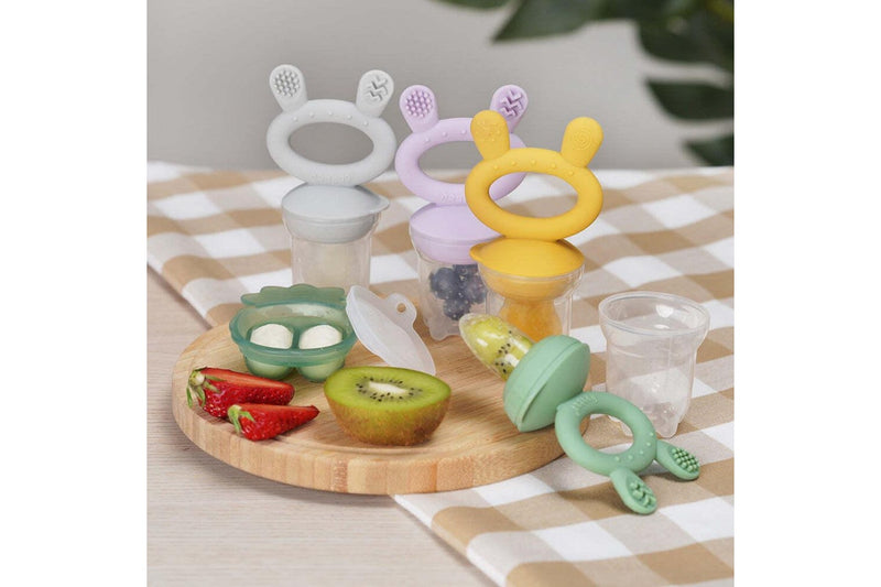 Haakaa: Fresh Food Feeder with Mini Nibble Tray - Mustard