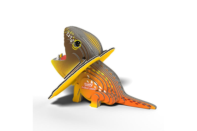 Eugy: Frilled Lizard - 3D Paper Model