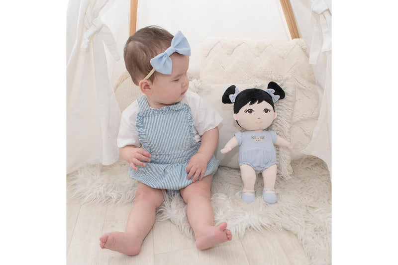 Living Textiles 31cm Olivia Cotton My First Soft Doll Baby Infant Toddler Toy 0+