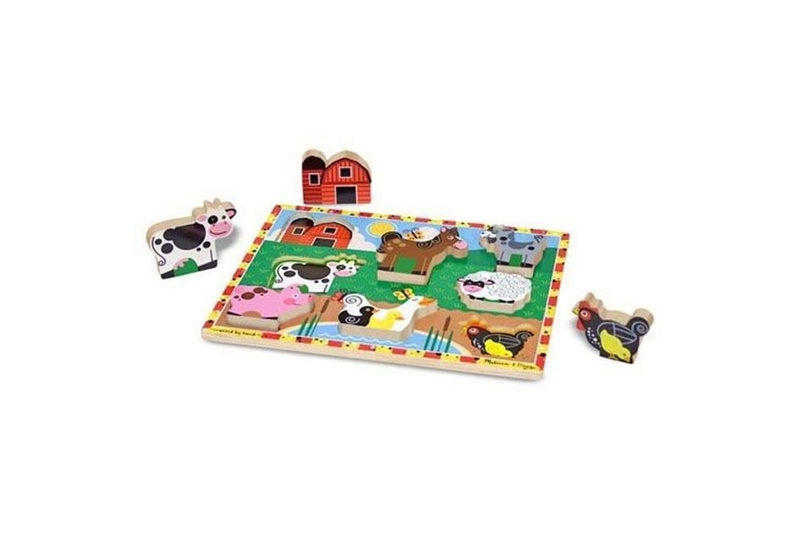 Melissa & Doug: Farm Chunky Wooden Puzzle