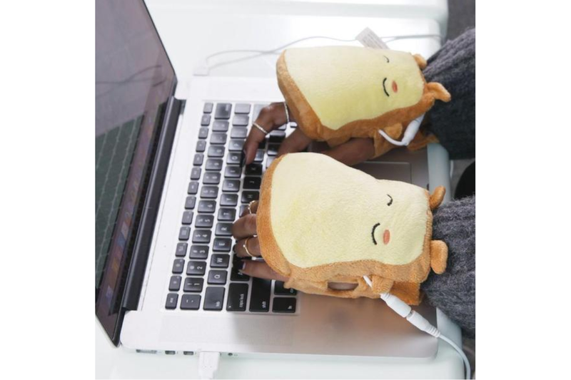 Toasty Bread Usb Glove Warmers - One Size - Set Of 1