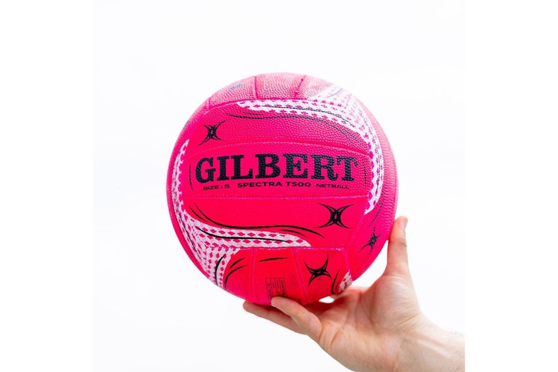 Gilbert NB Spectra T500 Netball Pink - Size 5