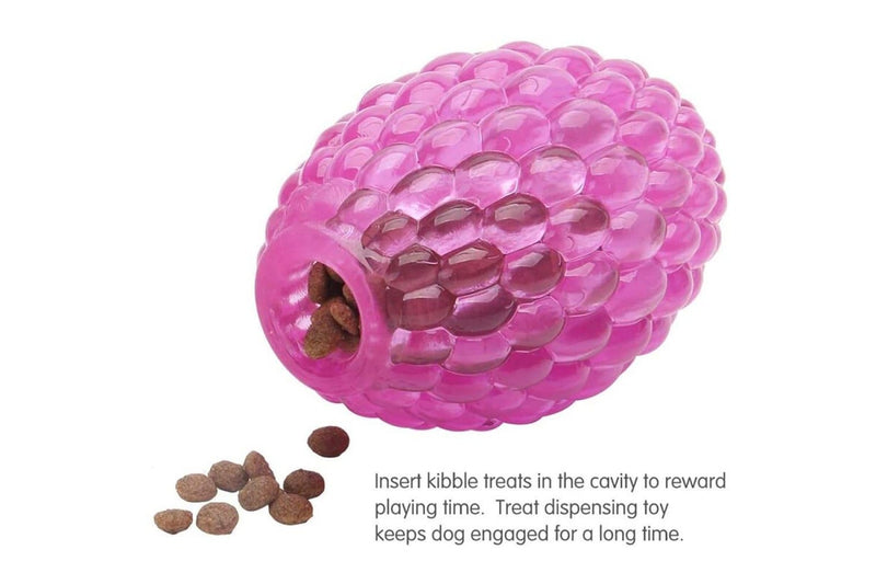 Durable Treat Dispensing Bouncy Pet Chew Ball For Aggressive Chewers Small Medium Large Dogs