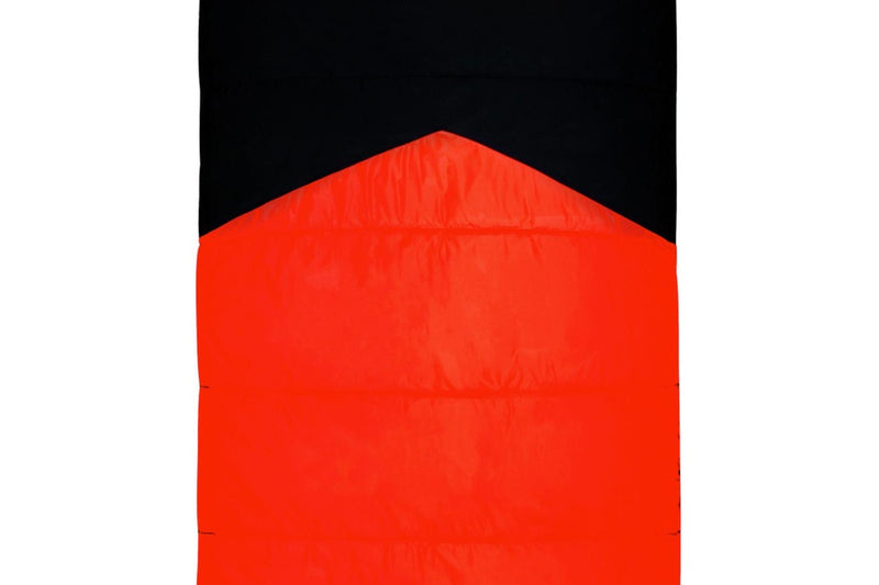 Wildtrak Bremer 230x90cm Hooded Jumbo Sleeping Bag Camping Sleeper Orange Black