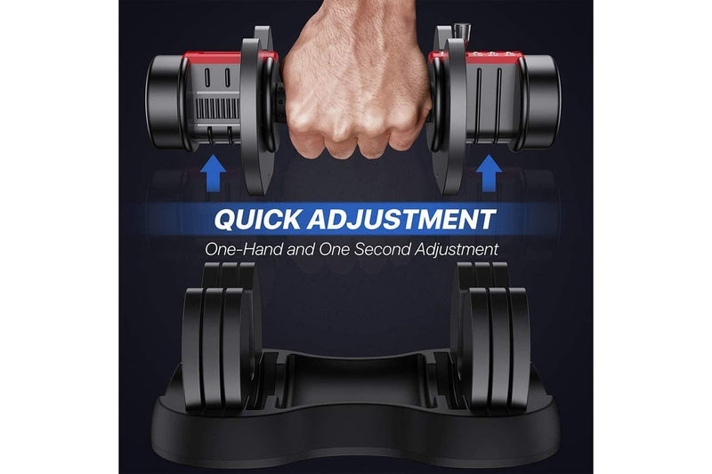 Ape Style Multi-Weight Smart Adjustable Dumbbell | 2.2 to 11kg (24lbs)