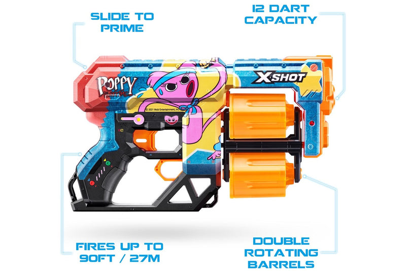 Zuru: X-Shot Skins Dread Blaster - Poppy Playtime (Kissy)