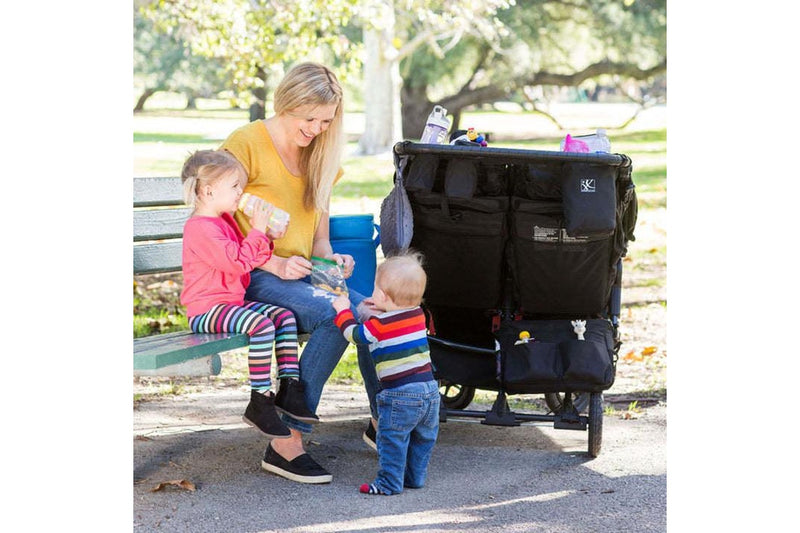 JL Childress: Double Cool Double Stroller Organizer - Black