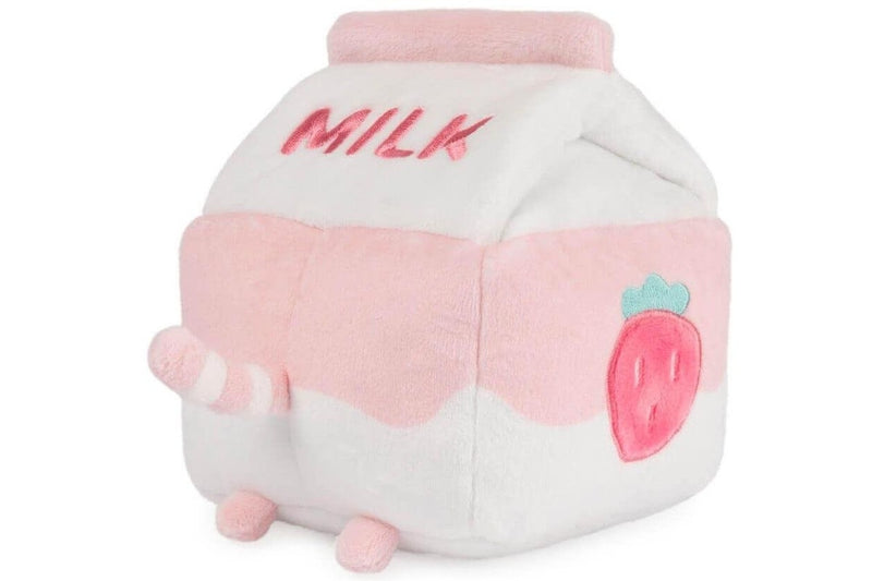 Pusheen the Cat: Pusheen Strawberry Milk Carton - 4" Sips Plush