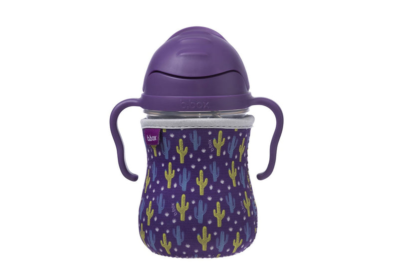 B.box Sippy Cup Neoprene Sleeve - Cactus Capers