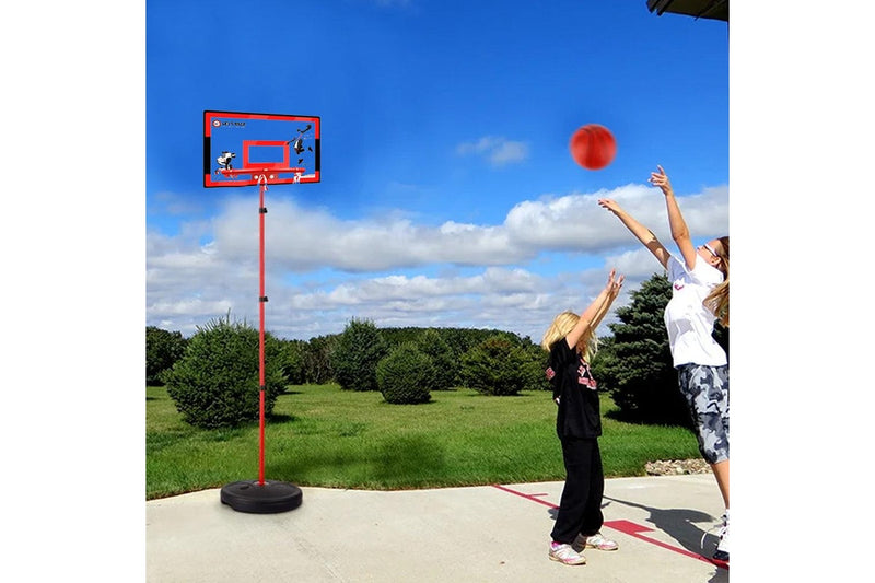 Portable Basketball Hoop Stand System Set Net Adjustable Height