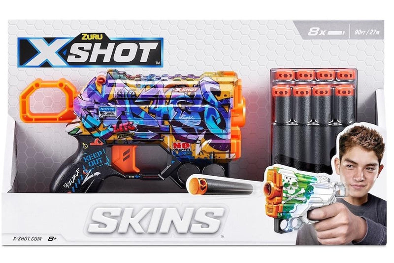 Zuru: X-Shot Skins Menace Blaster - Spray Tag