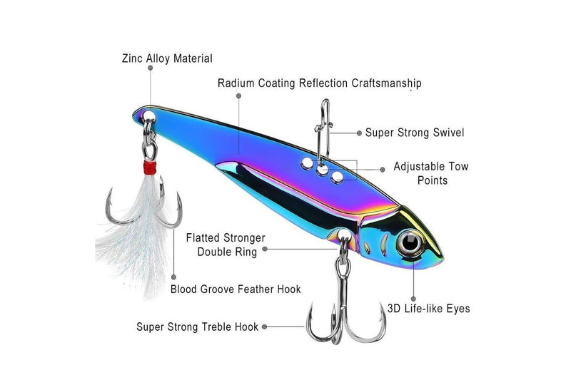 Colourful Vib Sequenant Far Subsidine Lure Bait 7g