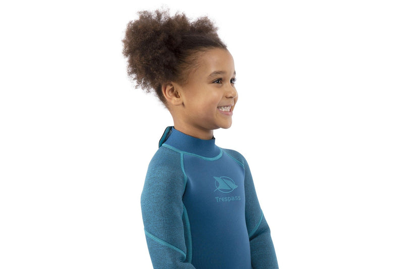 Trespass Childrens/Kids Lillian Wetsuit (Cosmic Blue Marl) (3-4 Years)