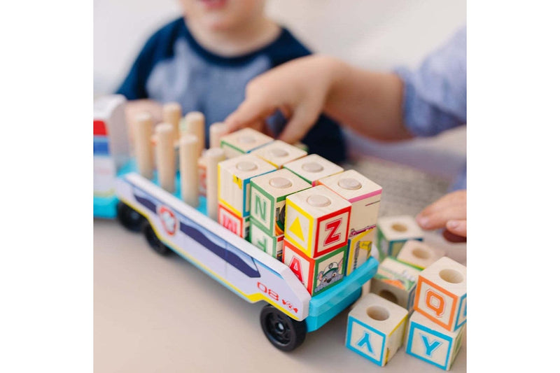 Melissa & Doug: Paw Patrol - Wooden ABC Block Truck