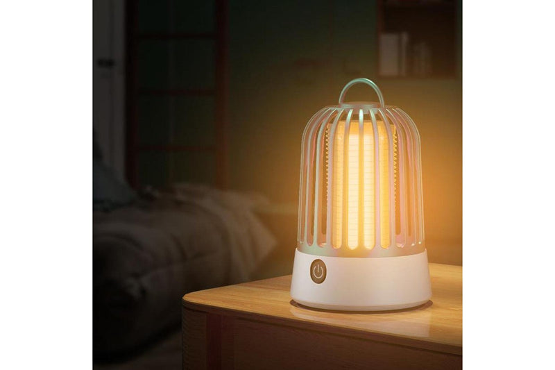 Electric Mosquito Zapper Portable Rechargeable Mosquito Killer Lamp Grey