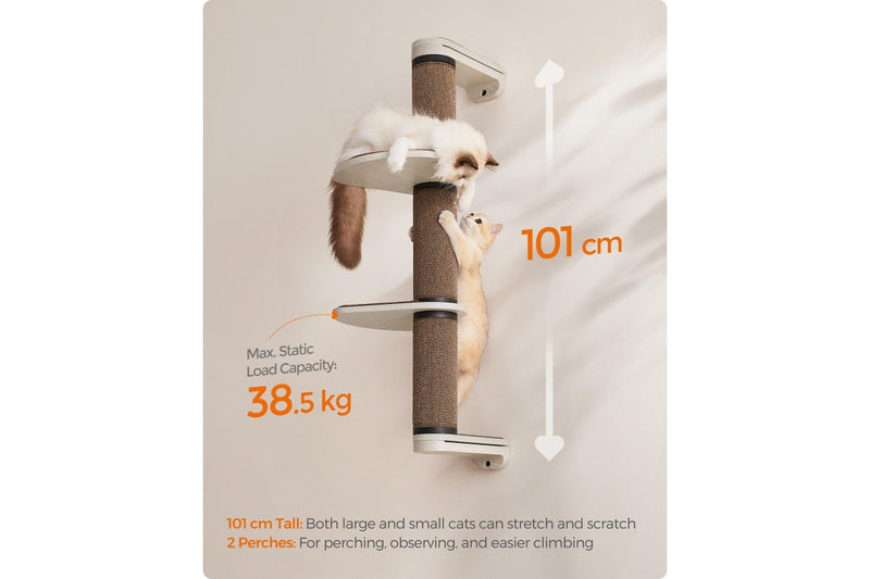 Feandrea Clickat Wall Mounted Cat Scratching Post