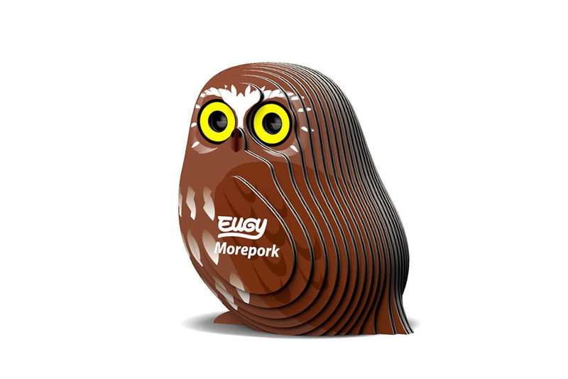 Eugy: Morepork - 3D Cardboard Model