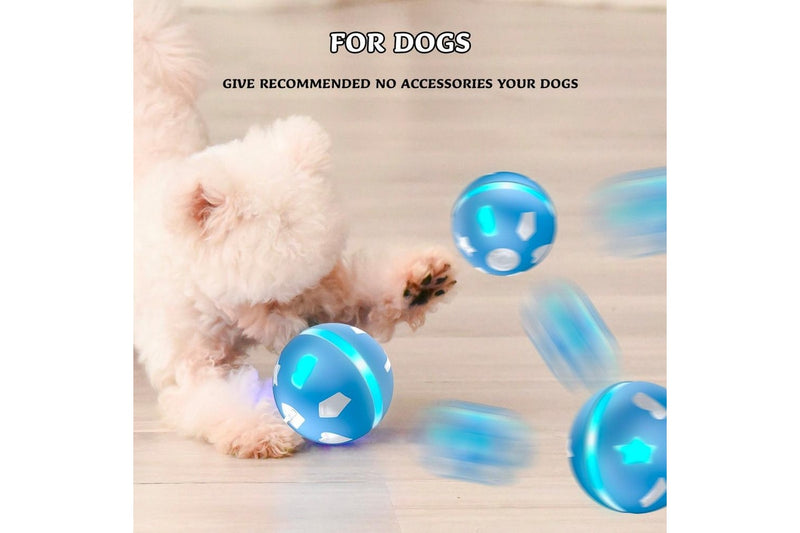 Bentopal LED Smart Ball Interactive Cats Dogs Pet Play Toy USB Rechargeable Blue