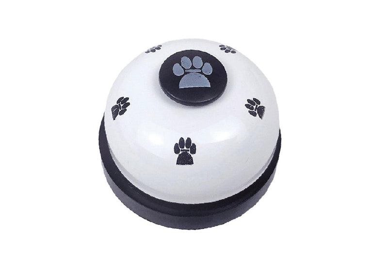 2Pcs Pet Training Bells Dog Cat Training Equipment Interactive Toys White