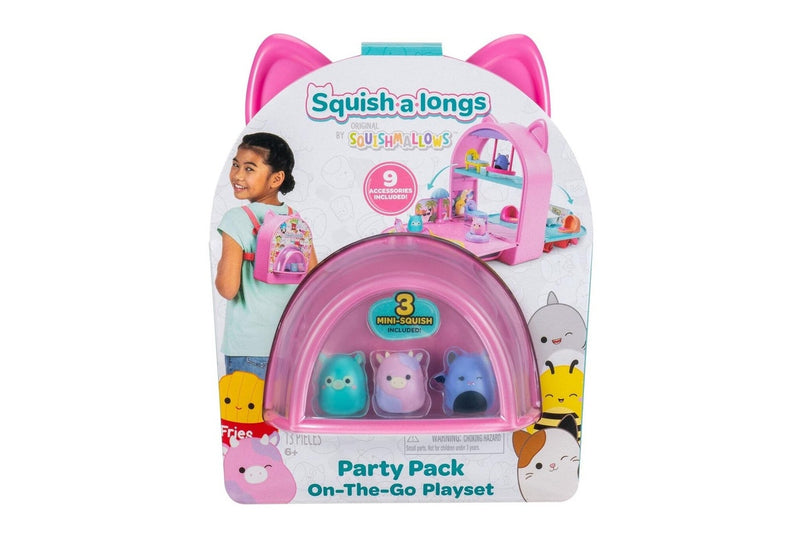 Squishmallows: Squish-a-longs - On The Go Playset