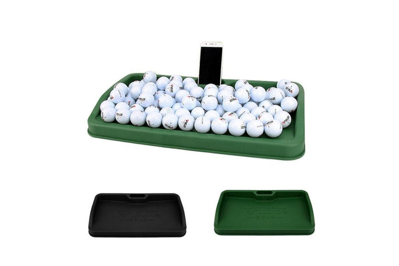 100 Balls Golf Service Box With Phone Stand - Black Character Pattern