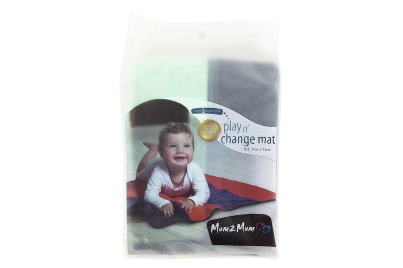 Mum 2 Mum: Play n' Change Mat - Mint/ Grey