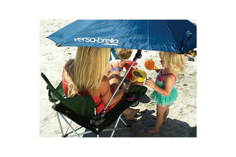 Sport Brella 100cm Versa-Brella Umbrella w Clamp Golf Beach Outdoors Blue