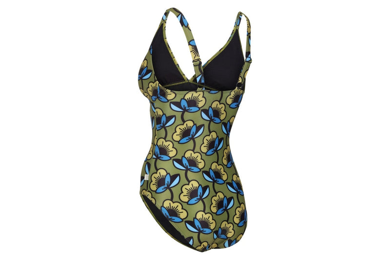 Regatta Womens/Ladies Orla Kiely Passion Flower One Piece Swimsuit (Cardamom Seed) (8 UK)