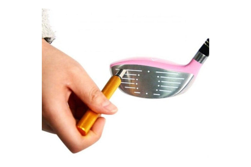 Portable Golf Club Groove Sharpener Cleaner For Wedge Iron Silver - Standard