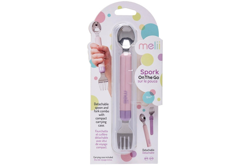 Melii: Spork On the Go - Pink + Purple