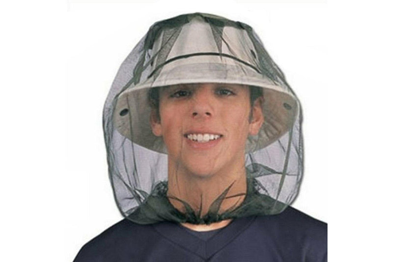 5Pcs Outdoor Head Face Protector Hat Cap For Bee Insect Mosquito Net Mesh Headgear