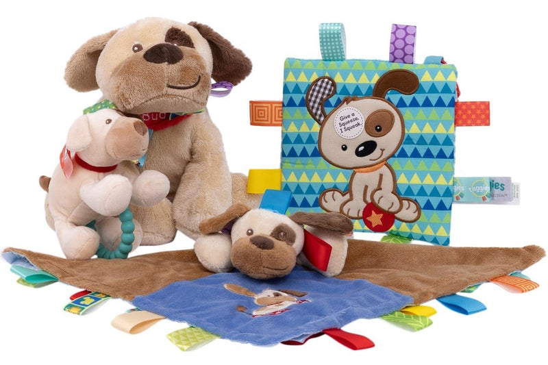 Mary Meyer: Taggies Teether Rattle - Buddy Dog