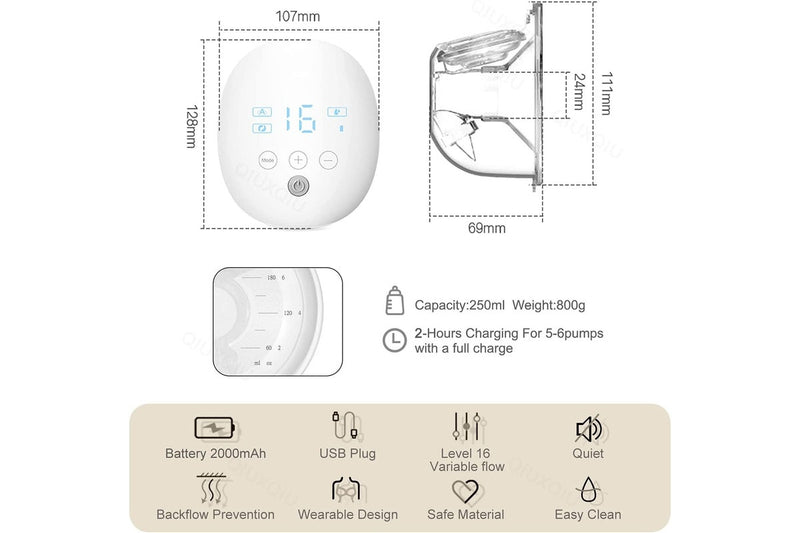 Electric Breast Pump Breast feeding Pump - Double