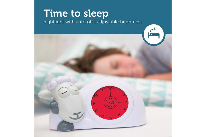 Zazu: Sam the Sheep Sleep Trainer Clock - Pink