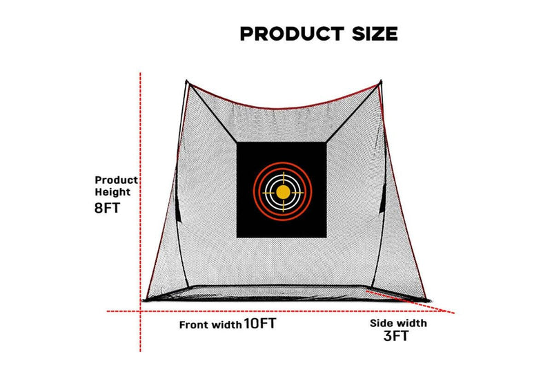 Golf Practice net with Target