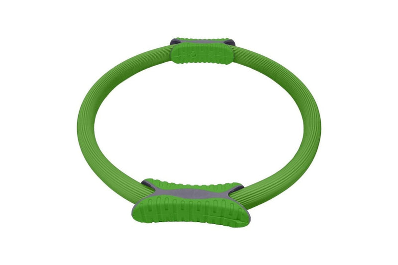 Powertrain Pilates Ring Band Yoga Home Workout Exercise Band- Green