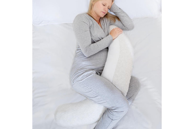 Purflo: Breathe Pregnancy Pillow - Minimal Grey